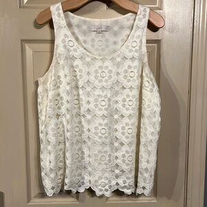 Loft lace blouse size M